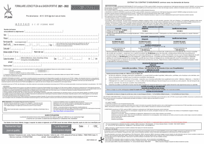 Image de l'actu 'Dossier d'inscription saison 2021-2022 (fichiers à télécharger)'